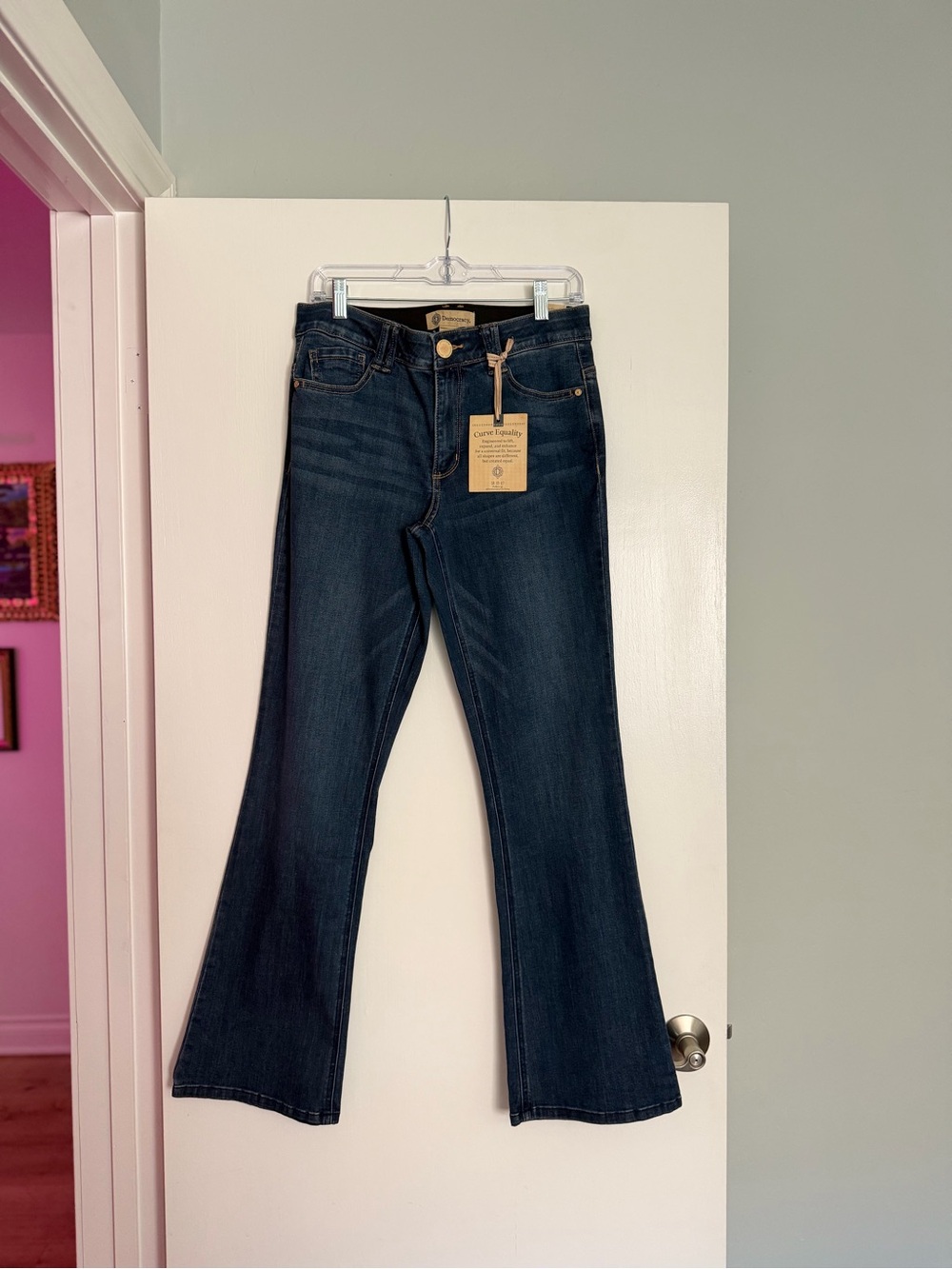 DEMOCRACY Dark Indigo Flare Jeans